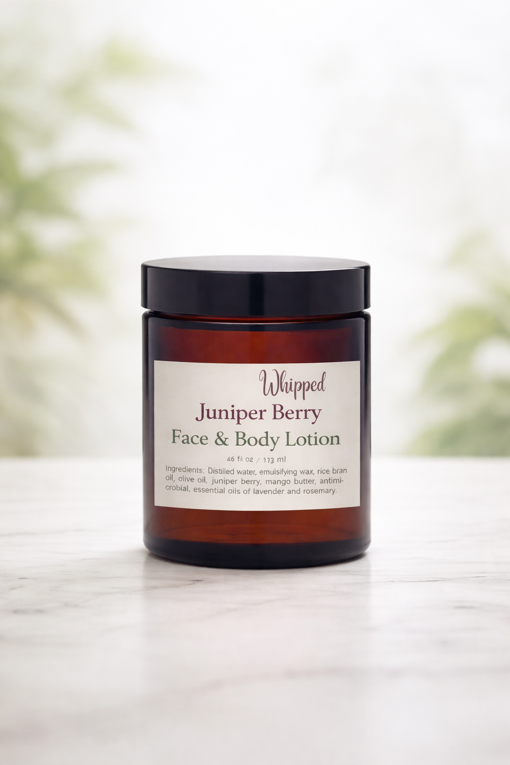 Juniper Berry Whipped Face & Body Lotion - Salt N Sage 