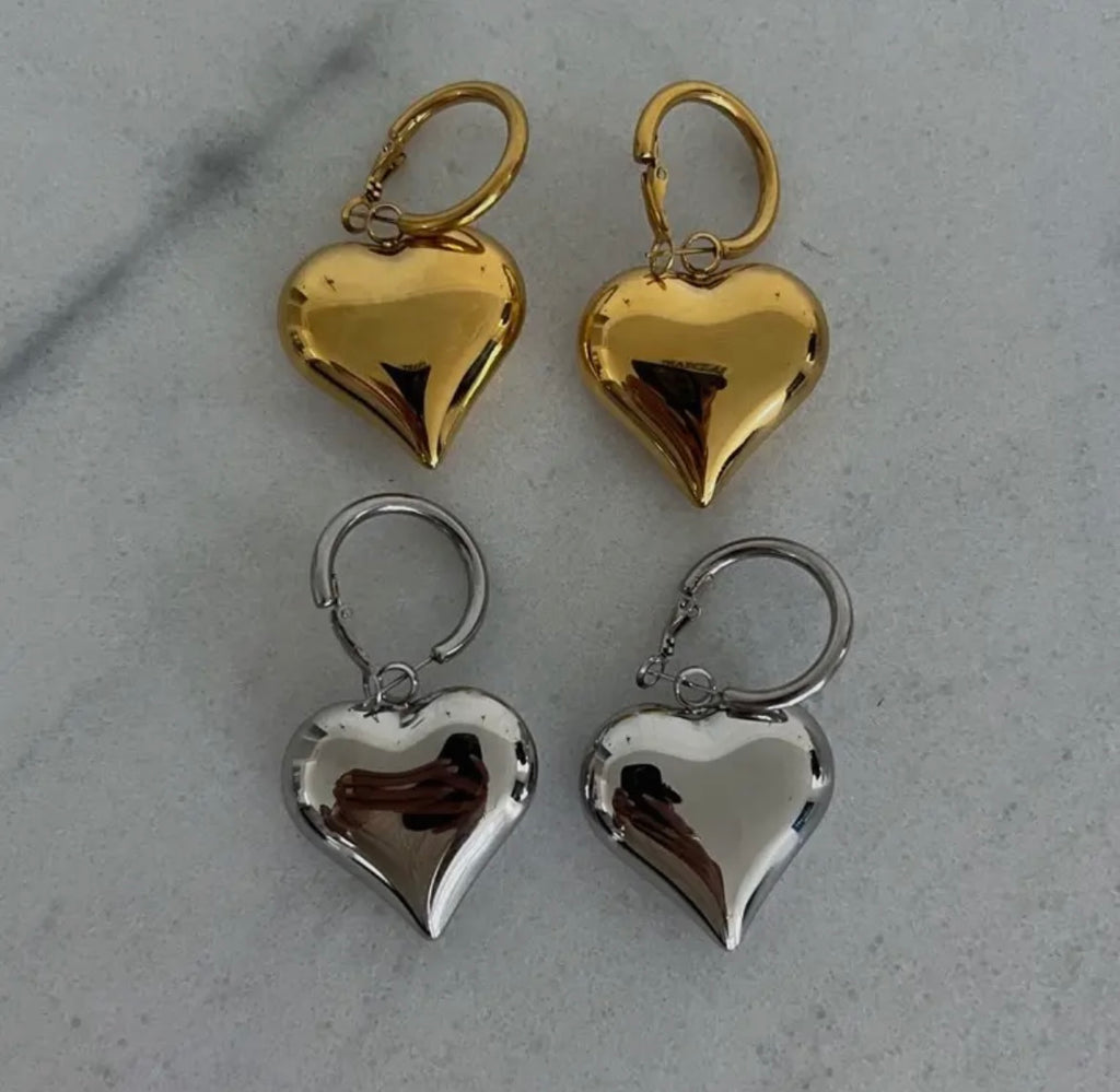 Puffy Heart Hoops